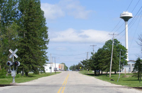 Street scene, Badger Minnesota, 2009