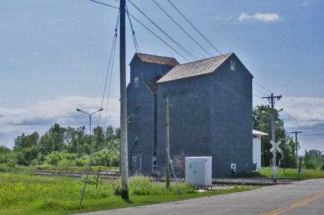 Elevator and railroad tracks, Badger Minnesota, 2009