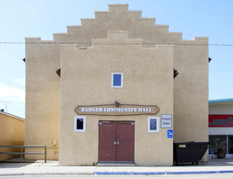 Community Hall, Badger Minnesota, 2009