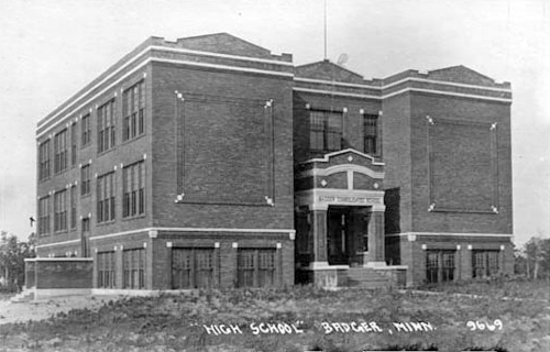 High School, Badger Minnesota, 1920