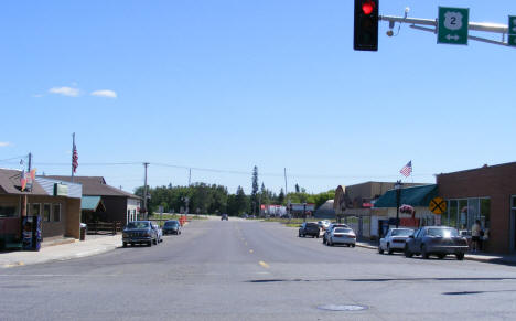 Street scene, Bagley Minnesota, 2009