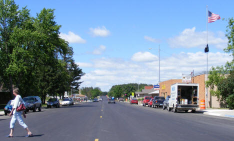 Street scene, Bagley Minnesota, 2009