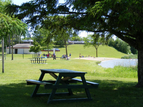 Beach at City Park, Bagley Minnesota, 2009