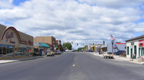 Street scene, Bagley Minnesota, 2009