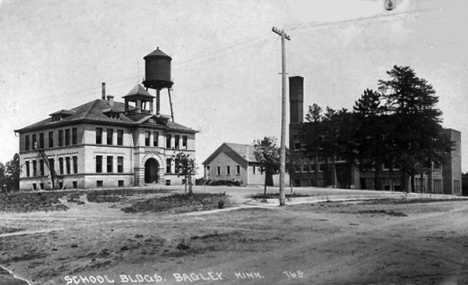 School Buildings, Bagley Minnesota, 1920's?