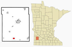 Location of Balaton, Minnesota