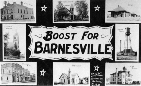 Multiple scenes, Barnesville Minnesota, 1908