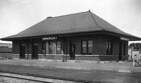 Barnesville depot, Barnesville Minnesota, 1910
