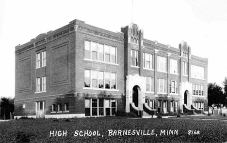 High school, Barnesville Minnesota, 1925
