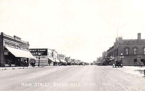 Main Street, Barnesville Minnesota, 1925