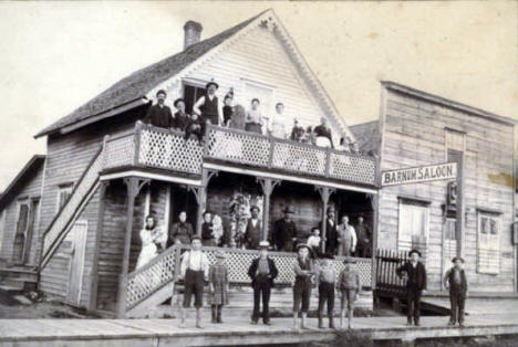 Barnum Street Dance, Barnum Minnesota, 1900