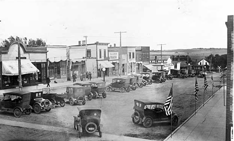 View of Battle Lake Minnesota, 1930