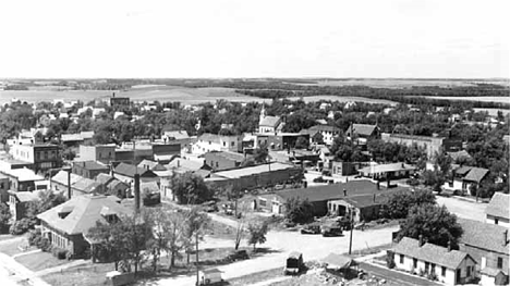General view of Battle Lake Minnesota, 1940