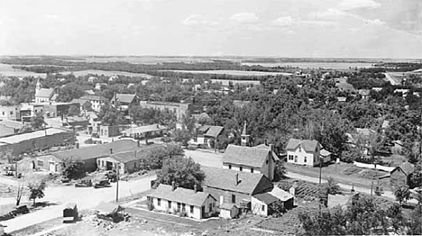 General view of Battle Lake Minnesota, 1940