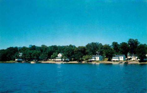 Bonnie Beach Resort on Lake Clitherall, Battle Lake Minnesota, 1961