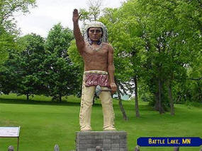 Battle Lake Minnesota Statue