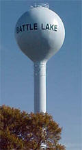 Battle Lake Minnesota Water Tower