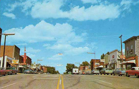 Street scene, Battle Lake Minnesota, 1969