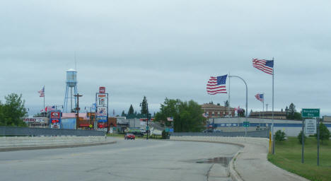 Street scene, Baudette Minnesota, 2009