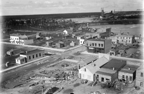 Baudette nine months after fire, July 1911