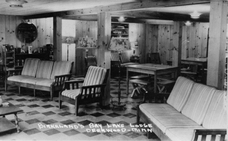 Birkeland's Bay Lake Lodge, 1940's