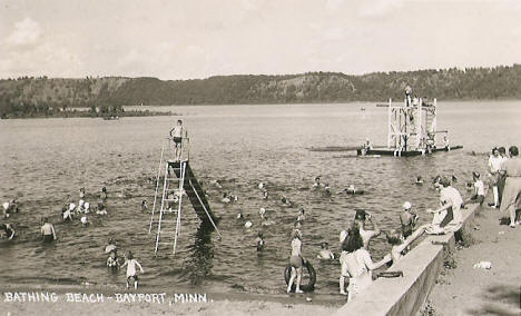 Bathing Beach, Bayport Minnesota, 1941