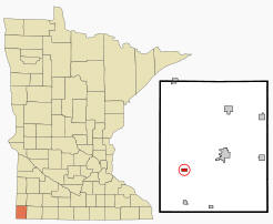 Location of Beaver Creek, Minnesota