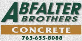 Abfalter Bros Concrete, Becker Minnesota