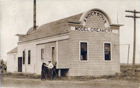 Anderson's Model Creamery, Belgrade, Minnesota, 1909