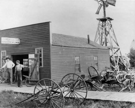 Andrew Anderson Blacksmith Shop, Belgrade Minnesota, 1888