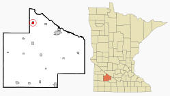 Location of Belview Minnesota
