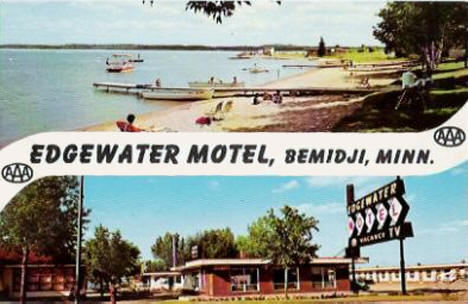 Edgewater Motel, Bemidji Minnesota, 1960's
