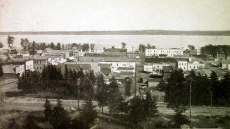 Birds Eye View, Bemidji Minnesota, 1912