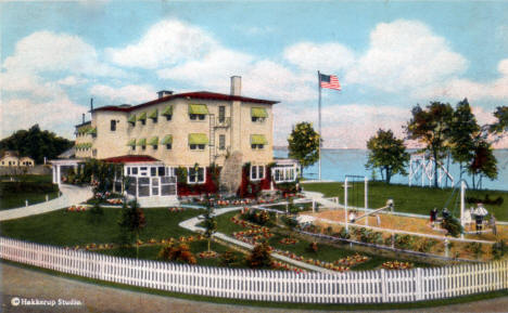 Birchmont Beach Hotel, Bemidji Minnesota, 1928