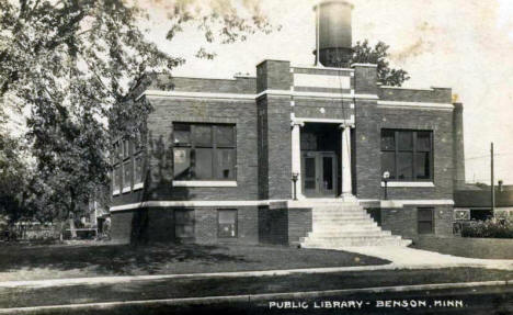 Public Library, Benson Minnesota, 1930's