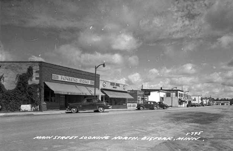 Main Street, Bigfork Minnesota, 1950