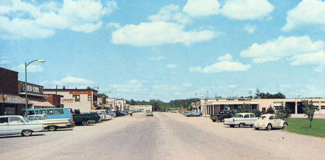 Main Street, Bigfork Minnesota, 1960's