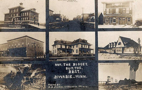 Multiple scenes, Biwabik Minnesota, 1914