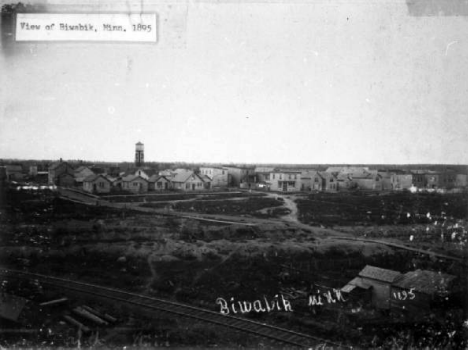 View of Biwabik Minnesota 1895