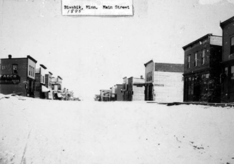 Main Street, Biwabik, Minnesota, 1895