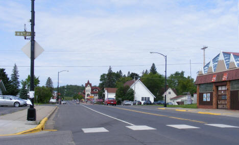 Street scene, Biwabik Minnesota, 2009