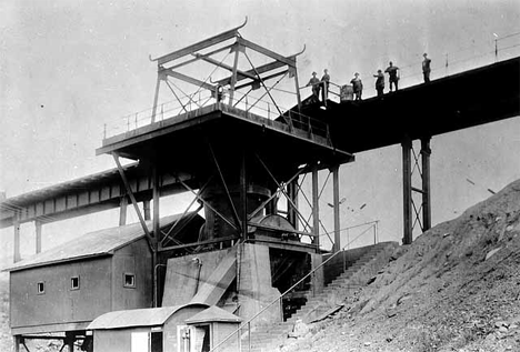 Crusher plant, Biwabik Minnesota, 1925