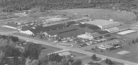 An aerial view of Anderson Fabrics, Inc.