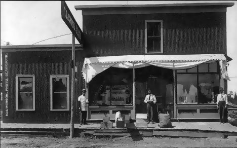 The T.A. Cross Store in downtown Blackduck, 1930
