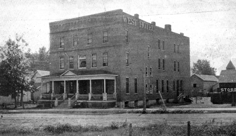 West Hotel, Blooming Prairie Minnesota, 1908
