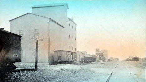 Blooming Prairie flour mill, Blooming Prairie, Minnesota 1915