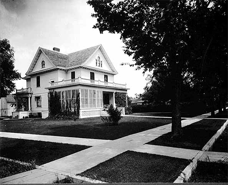 Home of S.A. Rask, Blooming Prairie Minnesota, 1910