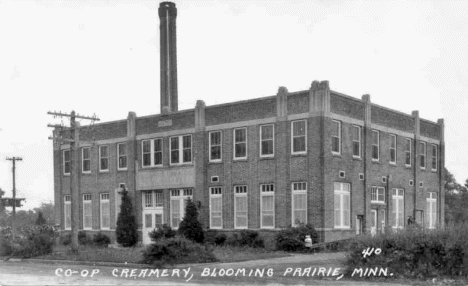 Co-op Creamery, Blooming Prairie Minnesota, 1940's