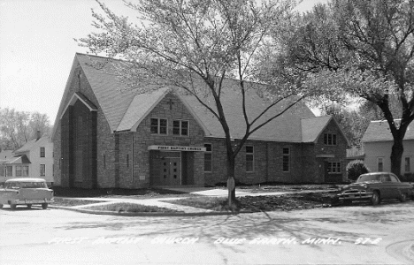 First Baptist Church, Blue Earth Minnesota, 1950's