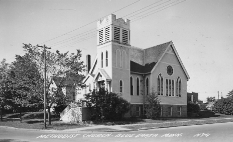 Methodist Church, Blue Earth Minnesota, 1940's
